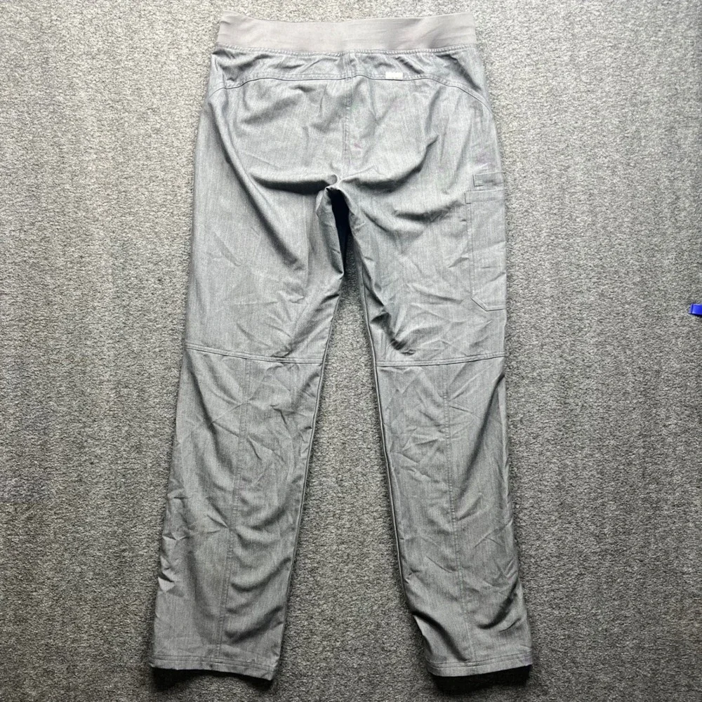 FIGS Scrub Pants Mens Medium Tall Gray Pockets Drawstring T21004T